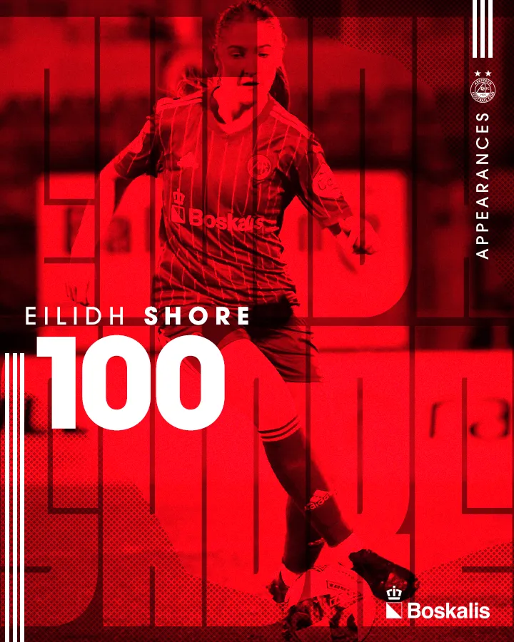 Eilidh Shore 100 appearances