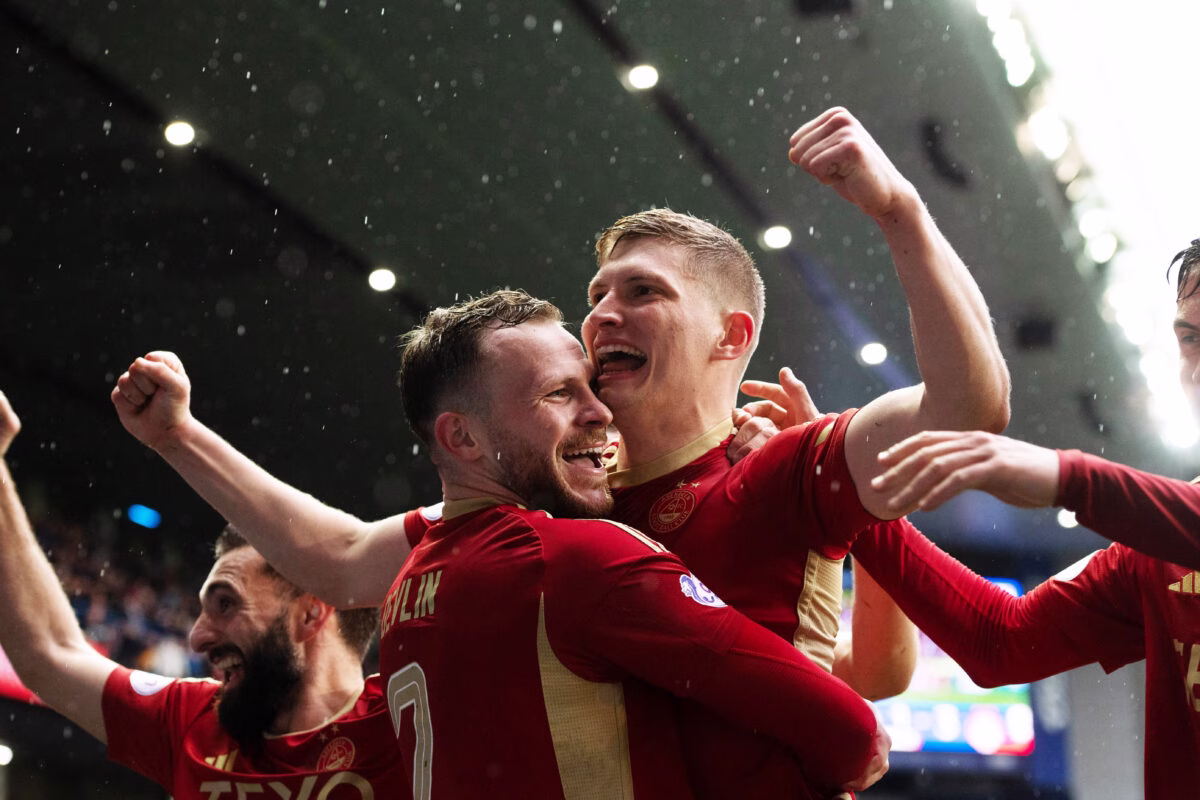 Aberdeen FC It was great to celebrate with the fans